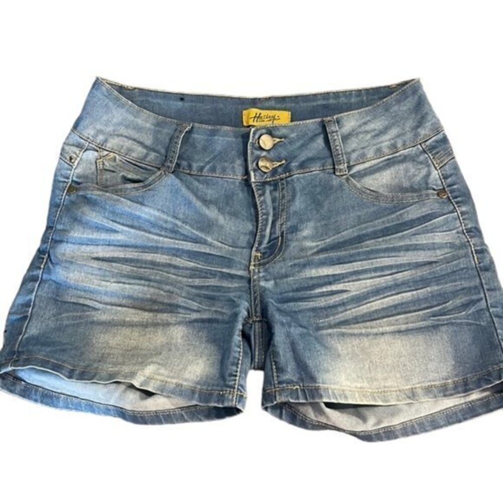 Women's Hailey Made with Love Denim Blue Shorts Size 3 EUC #6289